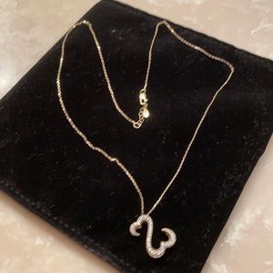 KAY 2 hearts 💕 necklace 14kt yellow gold and 14 💎 diamonds